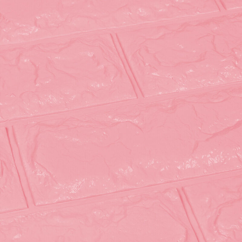 60*30cm 10Pcs 3D Brick Wall Stickers Self- Adhesive Panels Waterproof Tiles