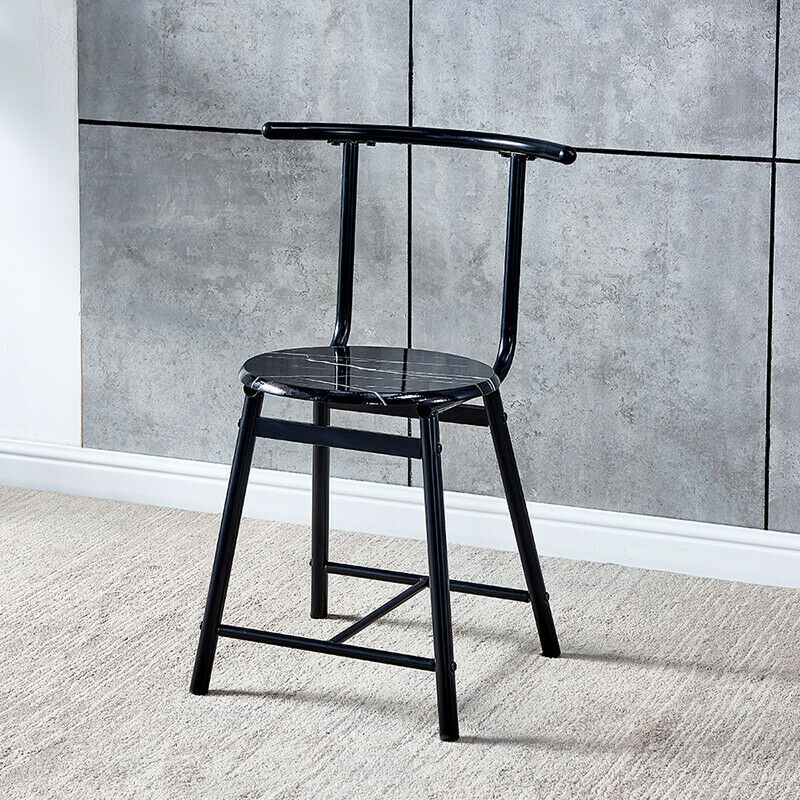 3 Pcs Set Dining Table & 2 Chairs Breakfast Bar Table For 2 Person Home Cafe BN