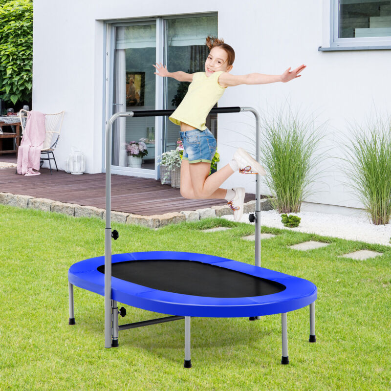 Jumping Fitness Jumping Trampoline For Kids Double Foldable