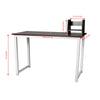 Black Computer Desk Laptop Table Office Desk with Bookcase Home Office Study BN