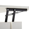 Wooden Coffee Table With Lift Up Top Storage Shelf Living Room Furniture White