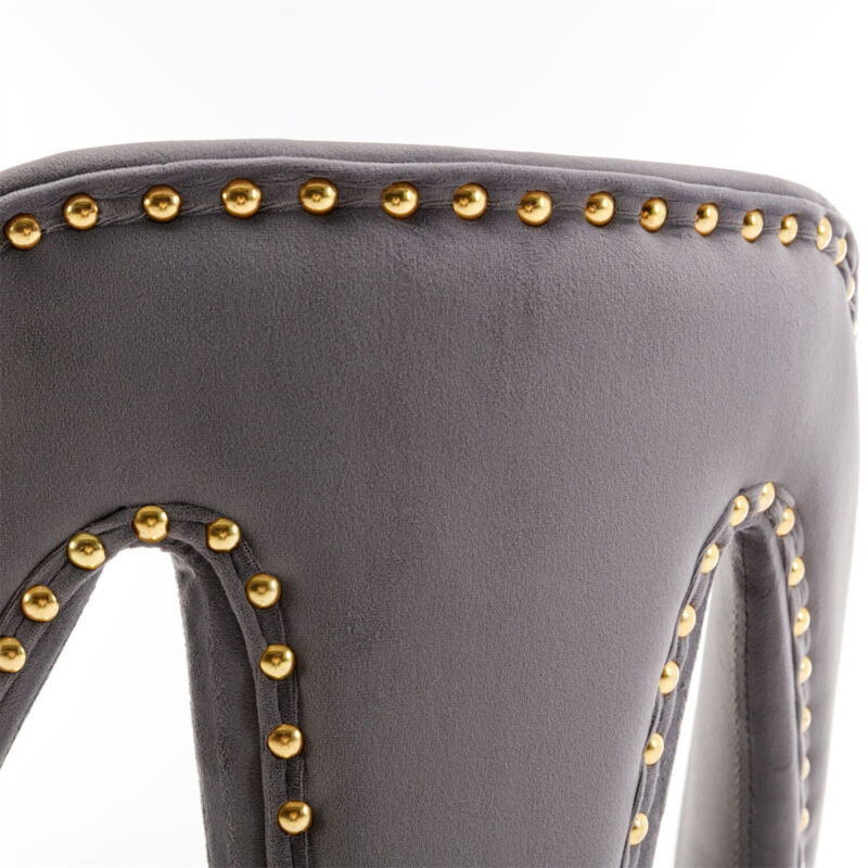 Bar Stools Set of 2 Upholstered Velvet Swivel Bar Chairs Adjustable Height QW