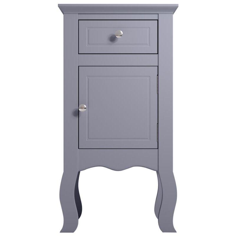 White Narrow Bedside Cabinet 1 Drawer Lamp Table Night Stand Bedroom Sofa Side