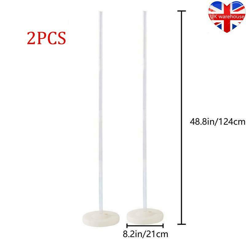 2X Balloon Column Arch Base Stand Builder Kits Wedding Birthday Party Display UK