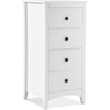 White Chest of Drawers 3 Drawer Modern Bedroom Furniture Storage Bedside Table