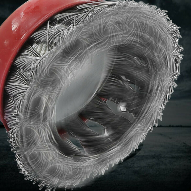 2PC 4PC Twist Knot Semi Wire Wheel Cup Brush Set For 115mm Angle Grinder