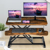 Adjustable Standing Desk Converter Sit to Stand Desk Raiser with Keyboard Tray