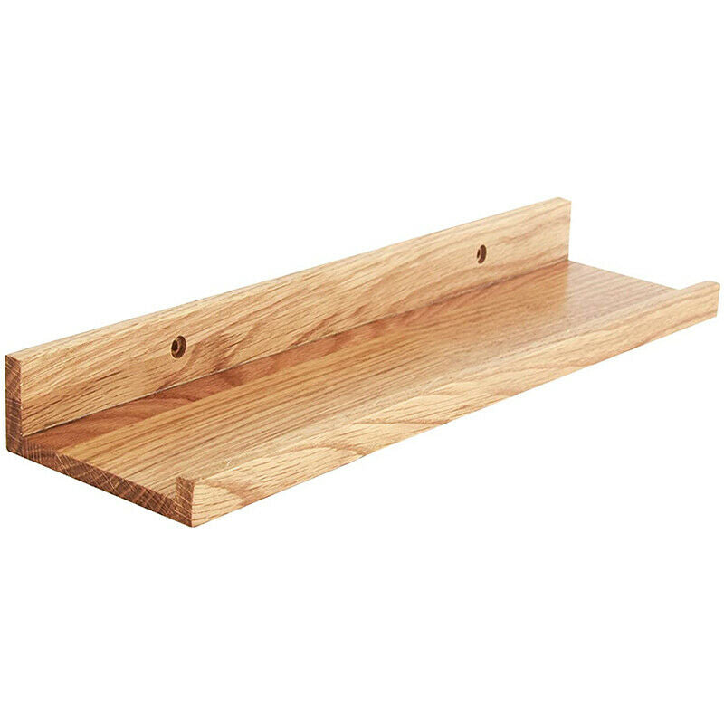 Wooden Floating Shelf Space Saving Floating Wall Shelves Display Shelf Bookshelf