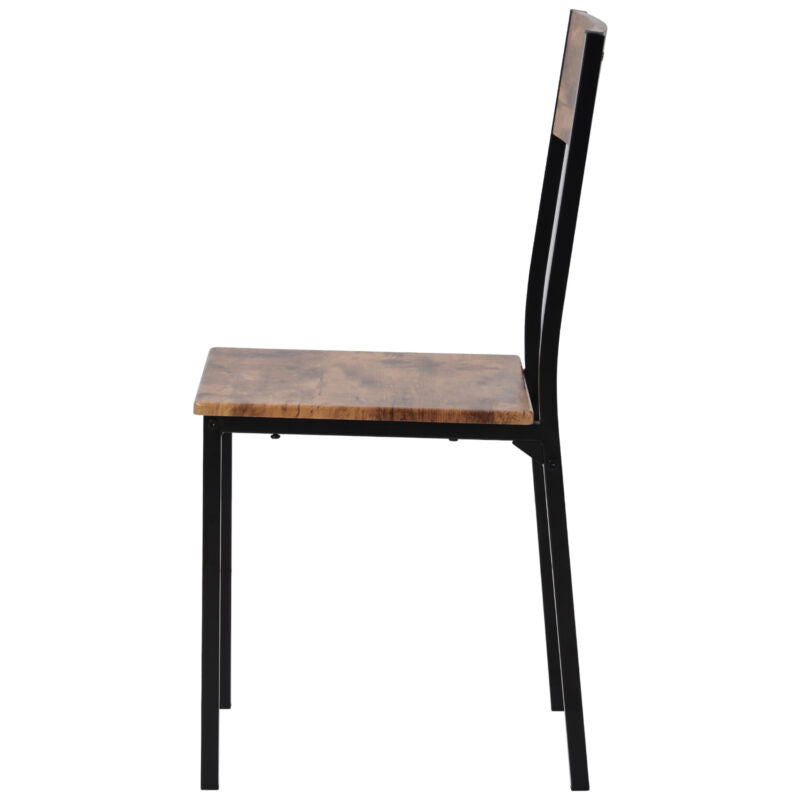 4 Seater Kitchen Dining Table and Chairs Space Saving Furniture Set Furniture