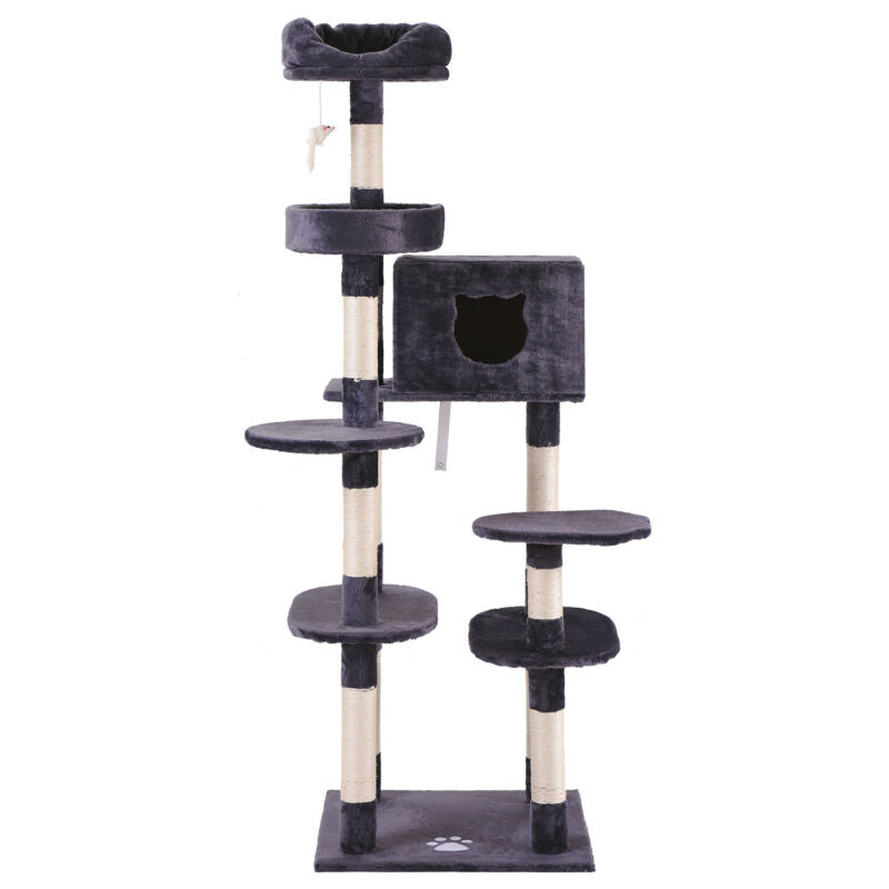 Large Cat tree multilevel Scratching Post Kitten Climbing Tower Activity Centre