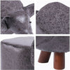 Animal Shape Ottomans Footstools Padded Cushion Rest Seat Footstool Pouffe Stool