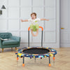 2-in-1 Foldable Kids Fitness Trampoline Height Adjustable Children Tree Swing