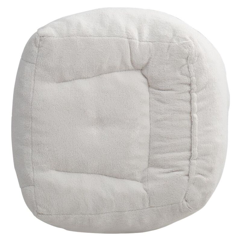 White Teddy Velvet Bean Bag Chair Lazy Sofa Armchair Floor Cushion Seat Beanbag