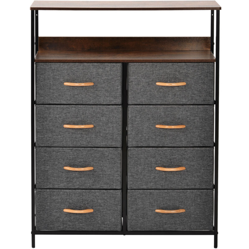 8 Drawers Chest of Drawers Unit Storage Cabinet Bedroom Furniture Hallway