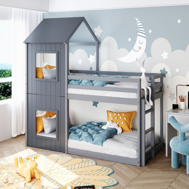 Kids cabin bunk best sale bed