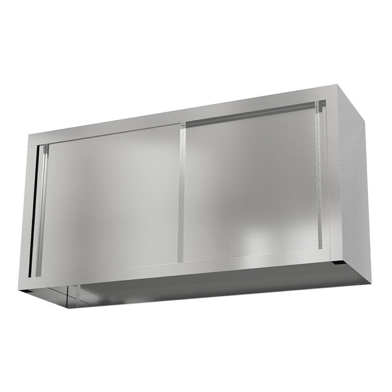 120x35x60cm Catering Stainless Steel Kitchen Wall Cabinet Storage Cupboard Shelf