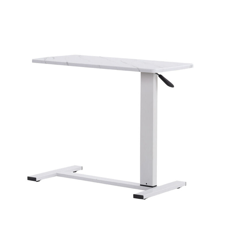 MDF Marble White Overbed Chair Table Height Adjustable Laptop Desk Dining Coffee