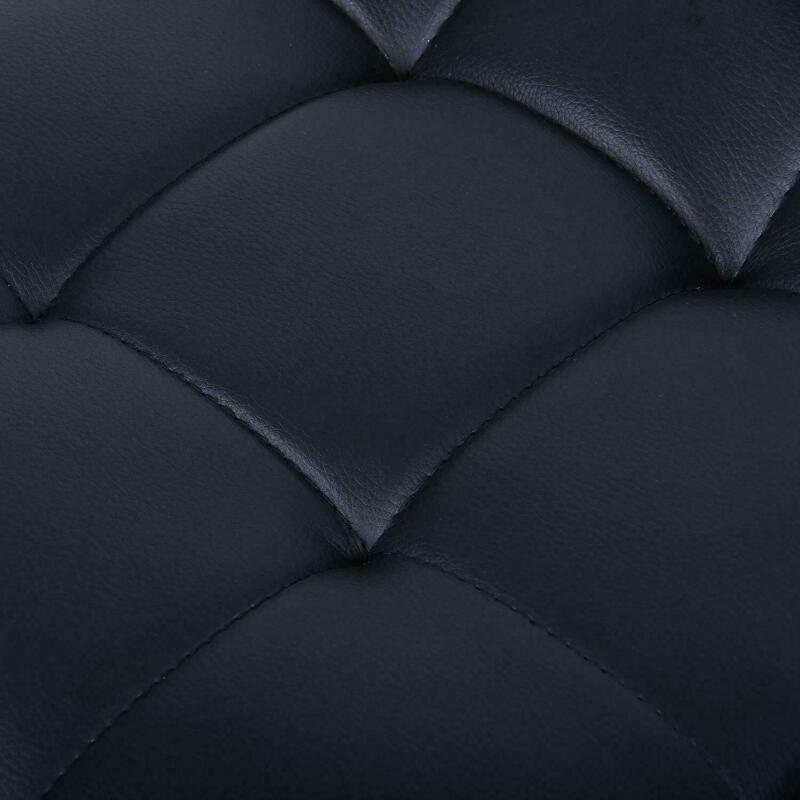 2x Bar Stools PU Faux Leather Barstools Swivel Breakfast Gas Lift Kitchen Chairs