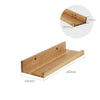 Wooden Floating Shelf Space Saving Floating Wall Shelves Display Shelf Bookshelf