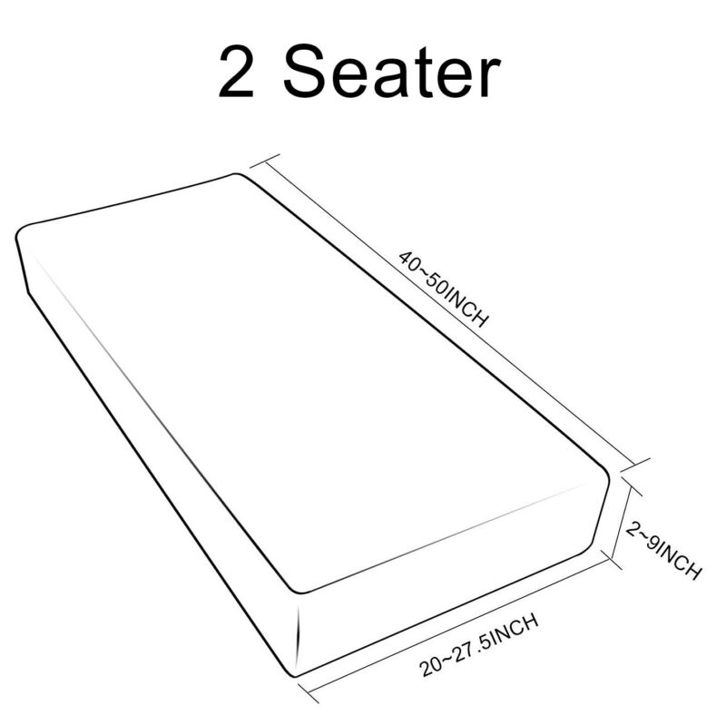 1-4 Seats Sofa Seat Cushion Covers Stretch Cushion Slipcovers Couch Protectors