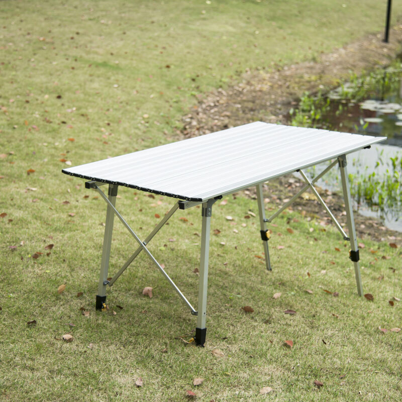 Alu Camping Table Folding Portable Picnic Table Garden BBQ Party Outdoor Fishing