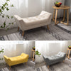 Cozy Chenille/Velvet Bench Bedside Footstool Window Seat Soft Bed End Sofa Chair