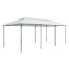 Gazebo with Curtains 600x298x270 White 180g/m² P2U0