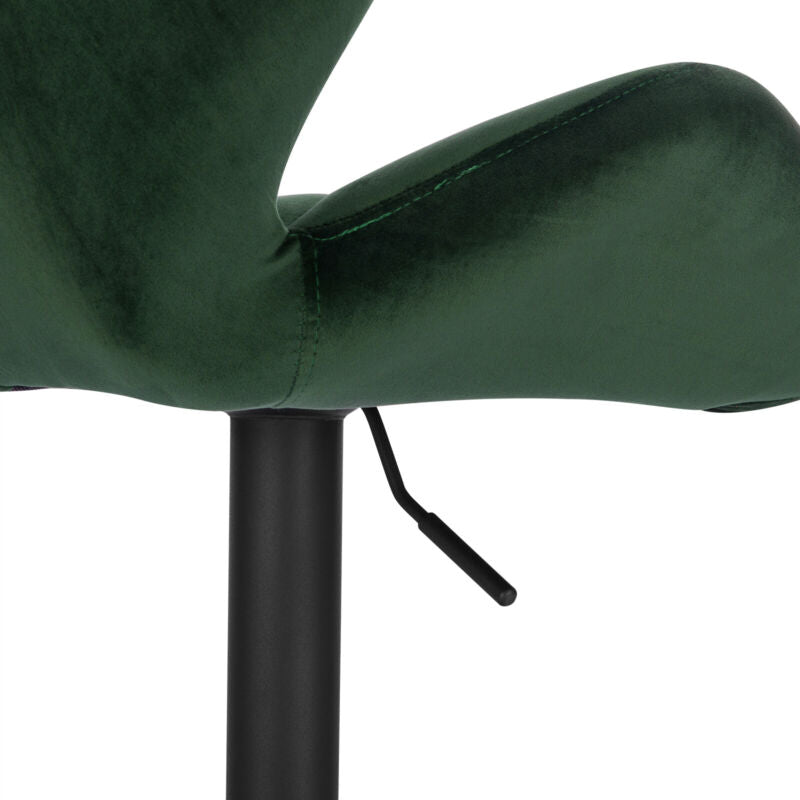 1x Breakfast Bar Stool Swivel Gas Lift Barstool Adjustable Height Kitchen Club