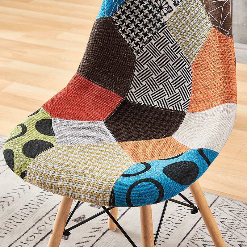 4Pcs Dining Chairs Soft Padded Seat Furniture Dining Office Lounge Office Home