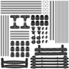 Heavy Duty Clothes Rail Rack Garment Hanging Display Stand Shoes Storage Shelves