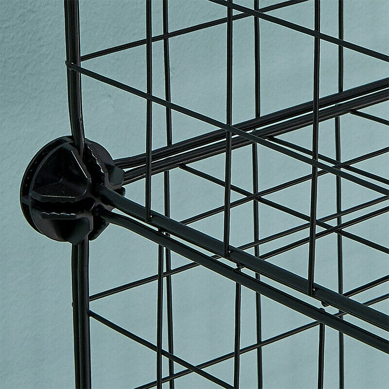 9 Cube DIY Metal Wire Storage Organizer Cupboard Shelf Bookcae Display Unit Home