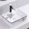 MULTI SHAPE BATHROOM CLOAKROOM COUNTERTOP CERAMIC BASIN SINK & POP UP WASTE SETS