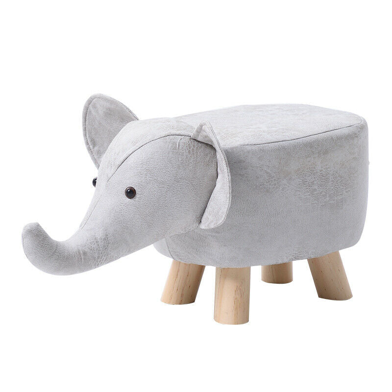 Animal Shape Ottomans Footstools Padded Cushion Rest Seat Footstool Pouffe Stool