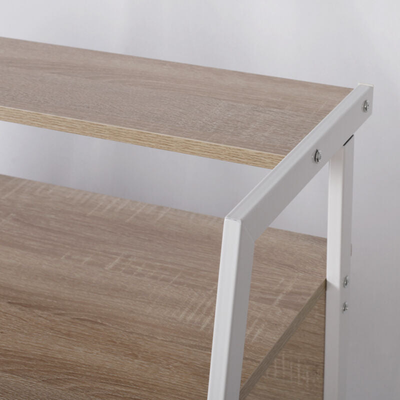 Computer Desk PC Laptop Office Table w/ Tabletop Shelf Study Writing Workstation