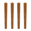 4x Wooden Furniture Legs Tapered Beech/Oak Feet For Table/Chair/So