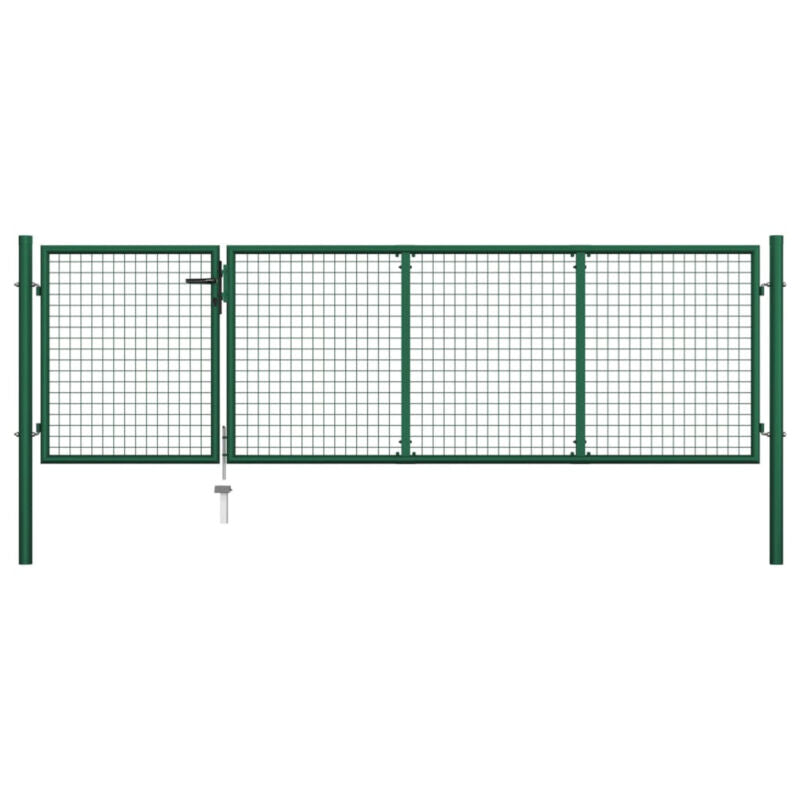 Garden Gate Steel 350x100 Green R5G8
