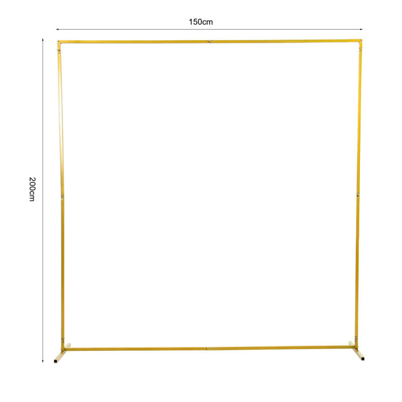 Metal Square Pipe Wedding Venue Arch Frame Stand Flowers Balloons Climbling Rack