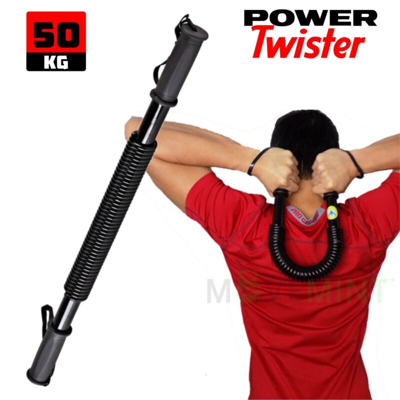 Flexible Arm Power Twister Spring Bendy Stretch Bar Gym Exercise