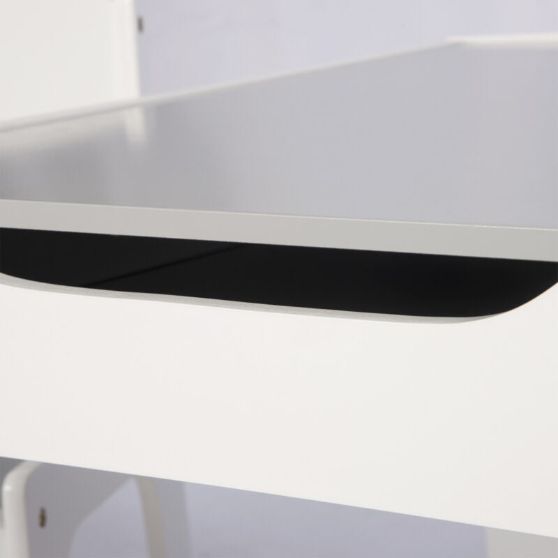 Children Table and 2 Chairs with Storage Box Kids Drawing Play Desk Set Bedroom