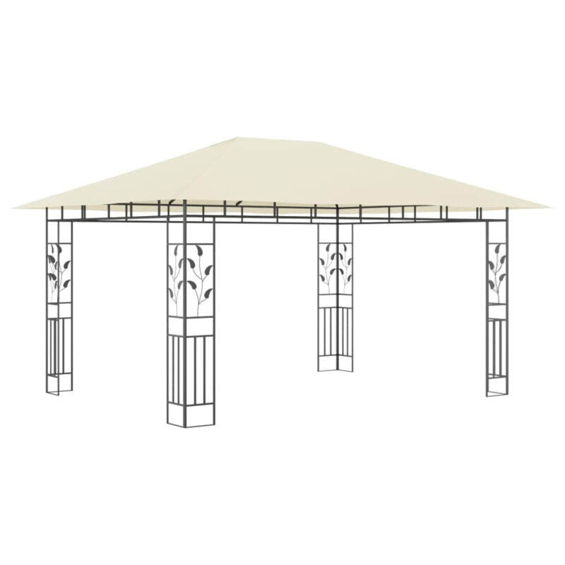 Gazebo with Mosquito Net and String 4x3x2.73 m 180 g/m² V9F1