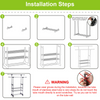 Heavy Duty Clothes Rail Rack Garment Hanging Display Stand Shoes Storage Shelves