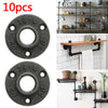 1-150x BSP Malleable Iron Pipe Fittings Wall Mount Floor Flange 1/2" 3/4" 1" UK
