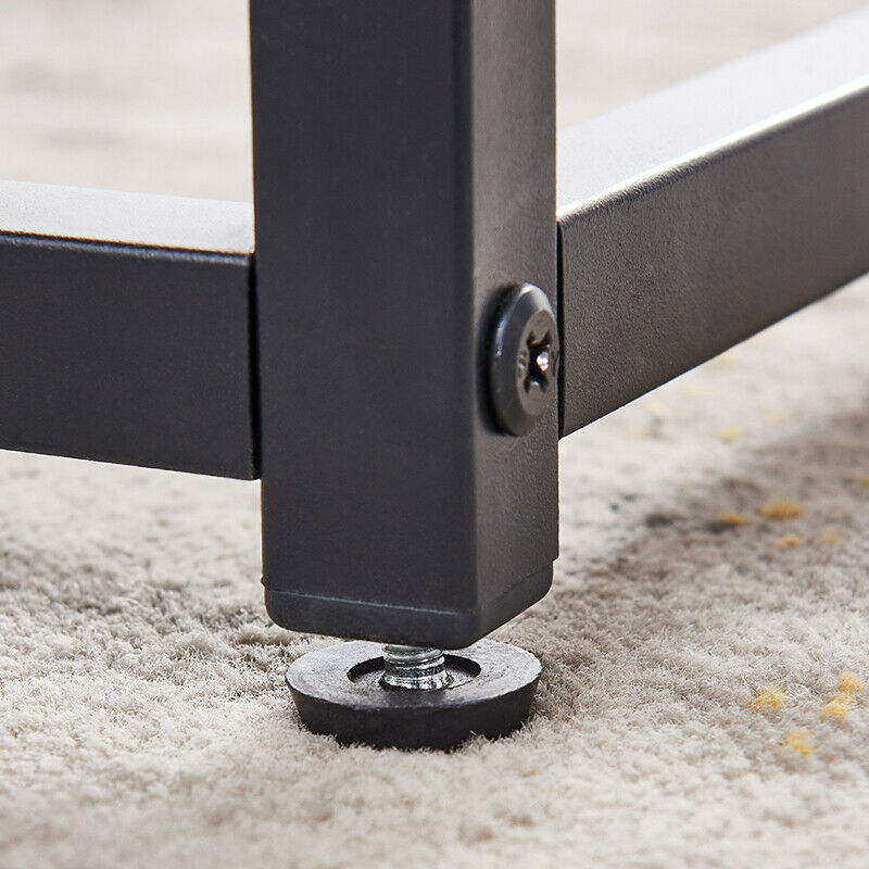 Set of 3 Coffee Table with 2 Stools Set Nesting Table Living Room Office Lounge