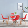 Set of 4 Eiffel Chairs Lounge Chairs Dining Chairs Plastic Home Kitchen Office