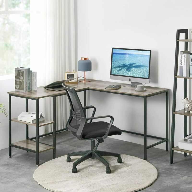 L Shape Corner Computer Desk Desk Home Office Study Desk Workstation PC Table