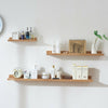 Wooden Floating Shelf Space Saving Floating Wall Shelves Display Shelf Bookshelf