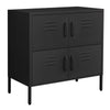4 Doors 4 Shelves Vertical Metal Filing Cabinet Furniture Office Storage Unit