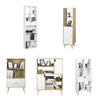 Bookcase Shelving Display Storage Unit Cupboard Bookshelf Cabinet Home Office