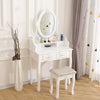 Modern Dressing Table Vanity Table Makeup Desk Dresser Set Home Bedroom Woman BN