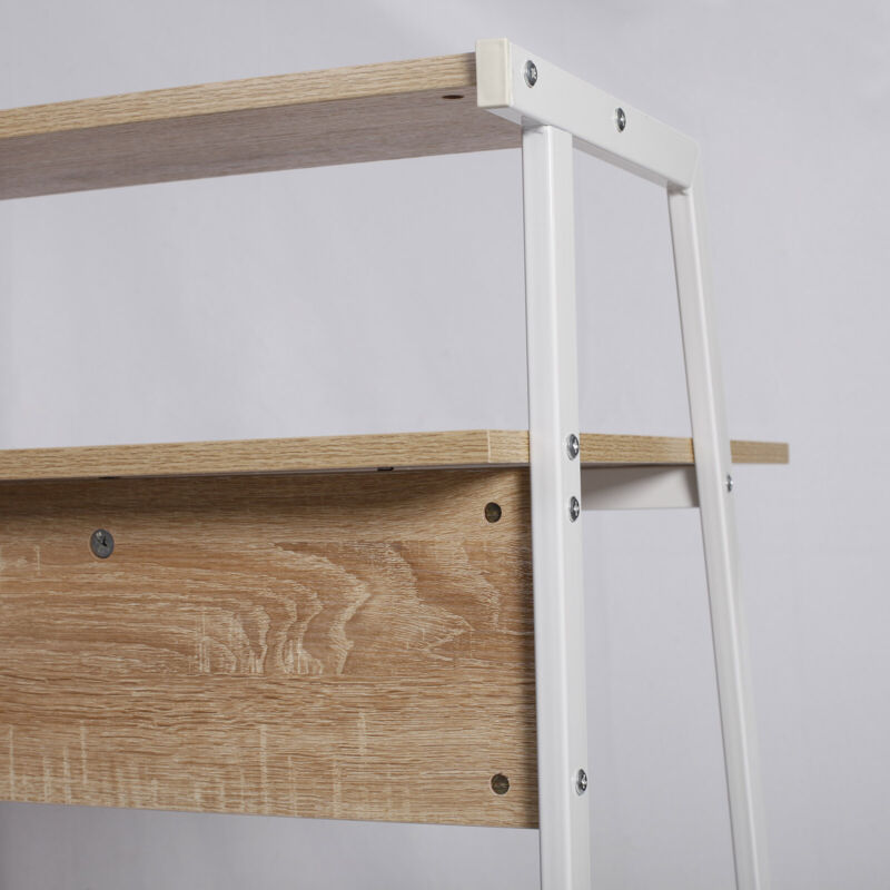 Computer Desk PC Laptop Office Table w/ Tabletop Shelf Study Writing Workstation